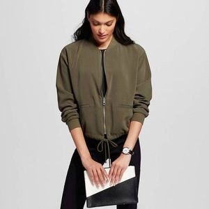 Who What Wear - Dark Green Bomber Jacket